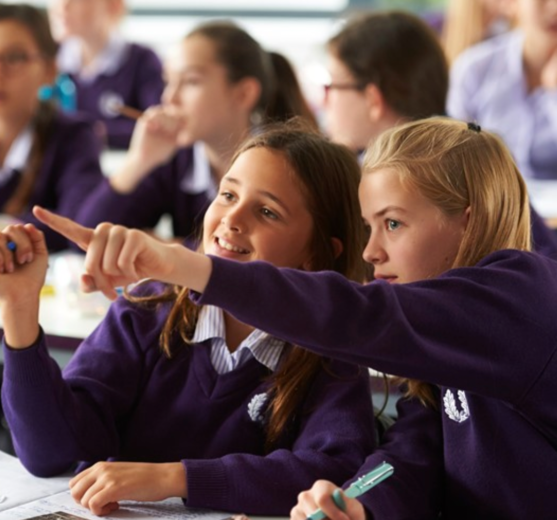 Students studying together